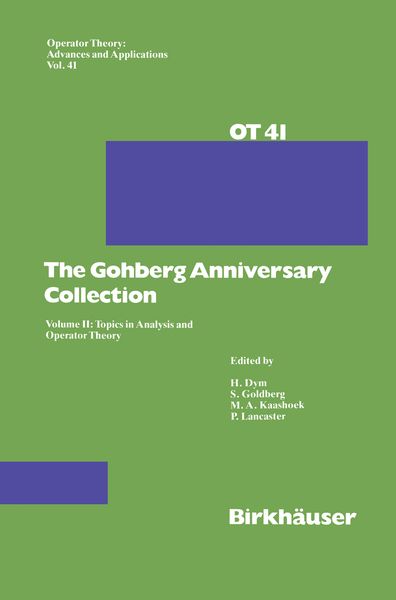 Produktbild: The Gohberg Anniversary Collection