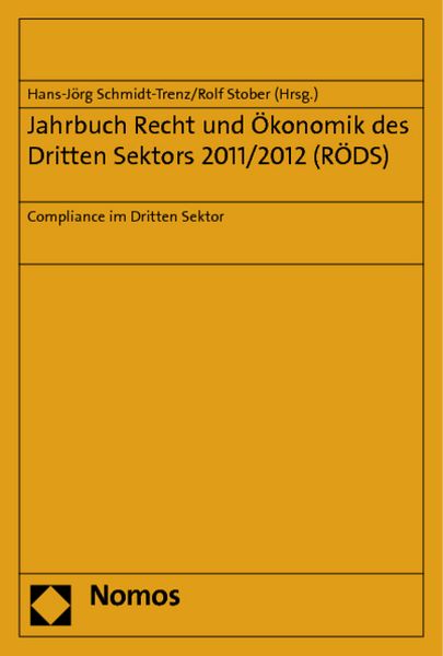 Produktbild: Jahrbuch Recht und &Ouml;konomik des Dritten Sektors 2011/2012 (R&Ouml;DS)