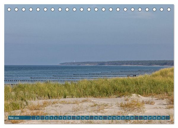 Produktbild: Dar&szlig;-Zingst Naturimpressionen (Tischkalender 2026 DIN A5 quer), CALVENDO Monatskalender