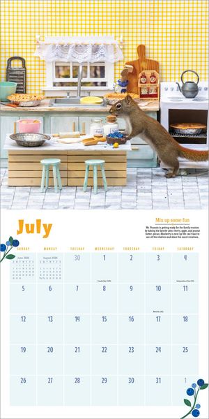 Produktbild: Secret Life of Squirrels Wall Calendar 2026