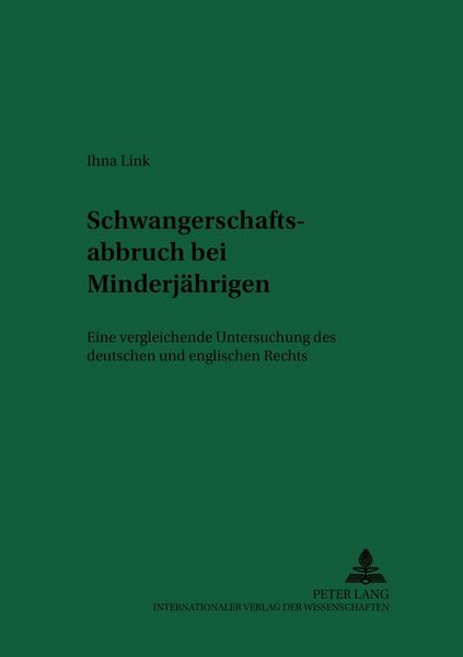 Produktbild: Schwangerschaftsabbruch bei Minderj&auml;hrigen