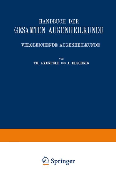 Produktbild: Handbuch der Gesamten Augenheilkunde