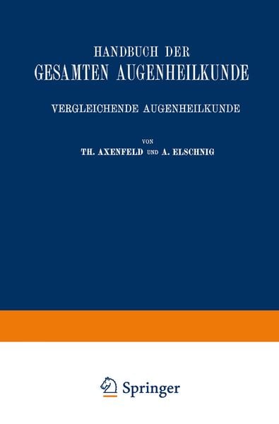 Produktbild: Handbuch der Gesamten Augenheilkunde