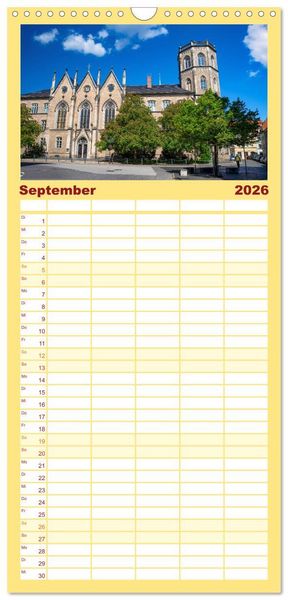 Produktbild: Familienplaner 2026 - G&ouml;rlitz - Europas verborgene Sch&ouml;nheit an der Nei&szlig;e mit 5 Spalten (Wandkalender, 21 x 45 cm) CALVENDO