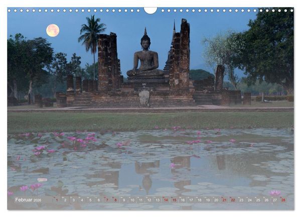 Produktbild: Vollmond - Momente der Ruhe (Wandkalender 2026 DIN A3 quer), CALVENDO Monatskalender