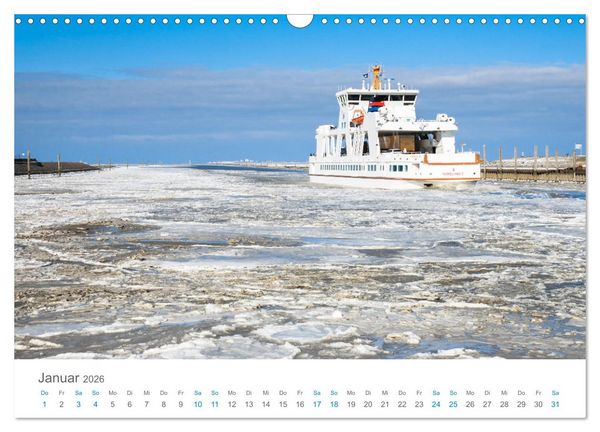 Produktbild: Norderney Sehnsuchtskalender (Wandkalender 2026 DIN A3 quer), CALVENDO Monatskalender