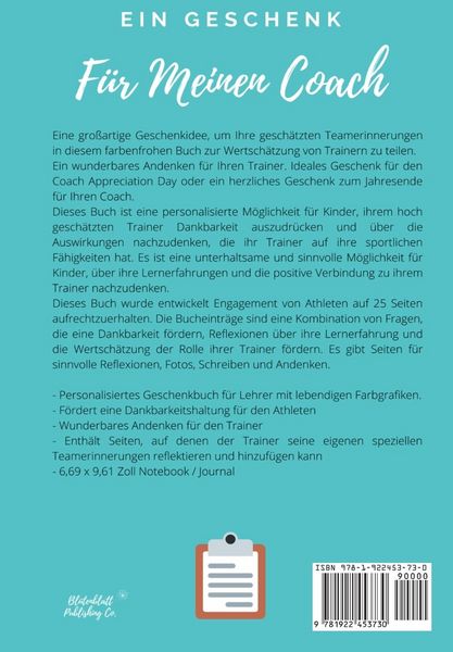 Produktbild: F&uuml;r meinen Trainer