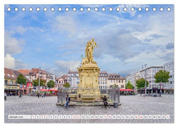 Produktbild: Mannheim Impressionen (Tischkalender 2026 DIN A5 quer), CALVENDO Monatskalender