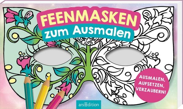 Produktbild: Feenmasken zum Ausmalen