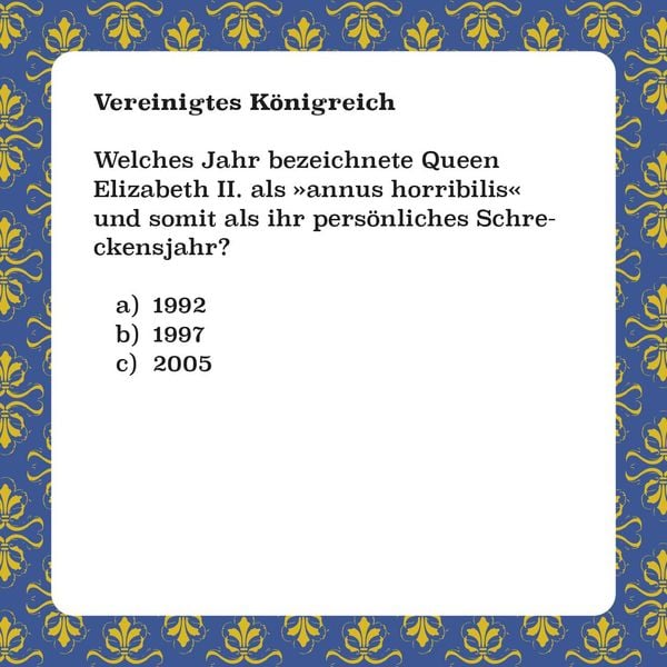 Produktbild: Royals-Quiz