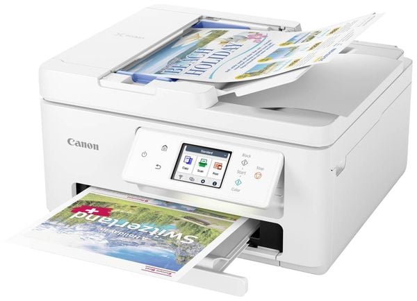 Canon PIXMA TS7750i Multifunktionsdrucker Tintenstrahl Farbe A4 Drucker, Scanner, Kopierer ADF, Duplex, WLAN, USB