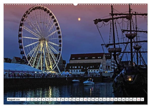 Produktbild: Danzig - Eine historische Sch&ouml;nheit (hochwertiger Premium Wandkalender 2026 DIN A2 quer), Kunstdruck in Hochglanz