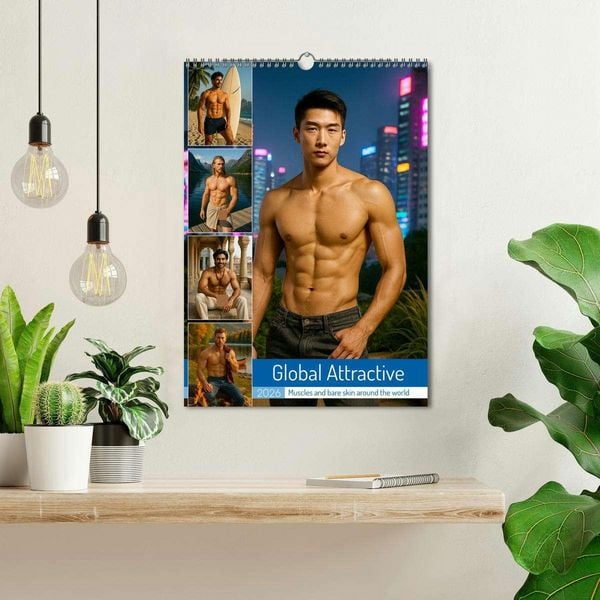 Produktbild: Global Attractive (Wall Calendar 2026 DIN A3 portrait), CALVENDO 12 Month Wall Calendar