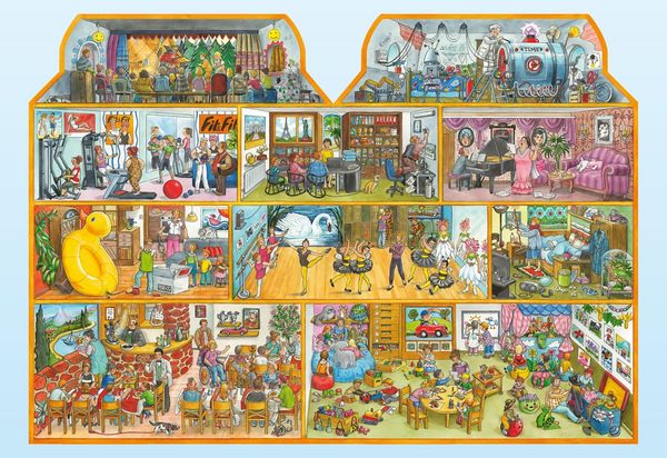 Produktbild: Mein Haus Wimmelbuch