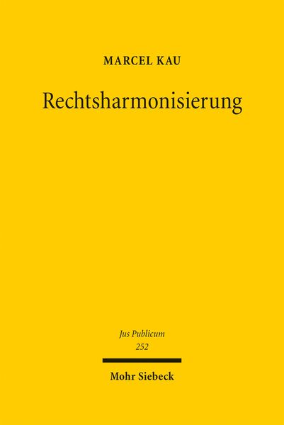 Produktbild: Rechtsharmonisierung