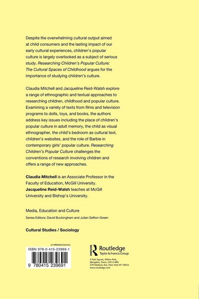 Produktbild: Researching Children's Popular Culture