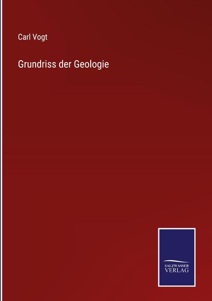 Produktbild: Grundriss der Geologie