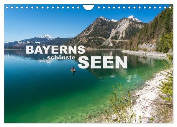 Produktbild: Bayerns sch&ouml;nste Seen (Wandkalender 2026 DIN A4 quer), CALVENDO Monatskalender