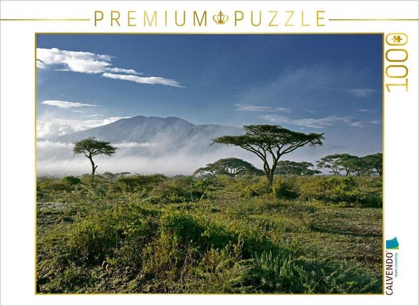 CALVENDO Puzzle Ngorongoro-Schutzgebiet | 1000 Teile Lege-Größe 64x48cm Foto-Puzzle für glückliche Stunden