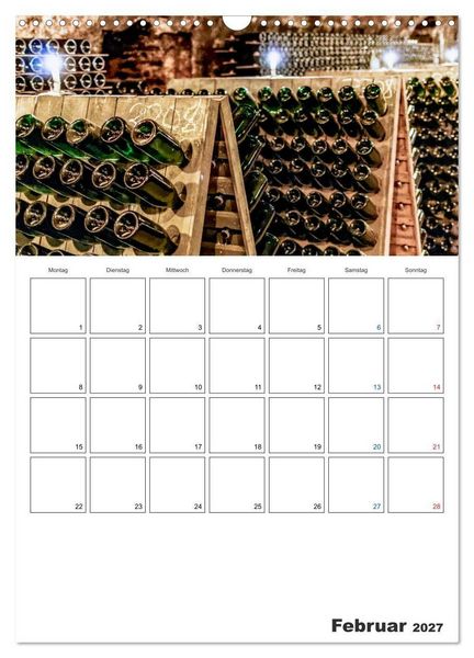 Produktbild: Rheingau Terminplaner (Wandkalender 2027 DIN A3 hoch), CALVENDO Monatskalender