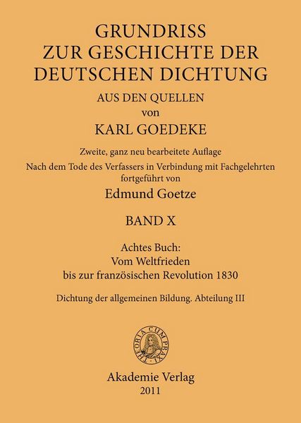 Produktbild: Achtes Buch: Vom Weltfrieden bis zur franz&ouml;sischen Revolution 1830