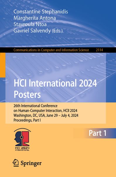 Produktbild: HCI International 2024 Posters