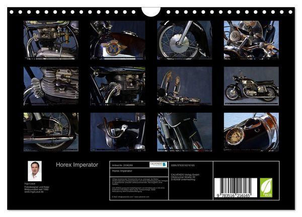 Produktbild: Horex Imperator (Wandkalender 2026 DIN A4 quer), CALVENDO Monatskalender