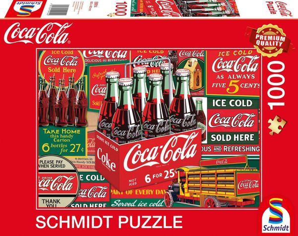 Schmidt Spiele - Coca Cola - Klassiker, 1000 Teile