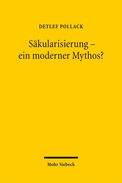 Produktbild: S&auml;kularisierung - ein moderner Mythos?