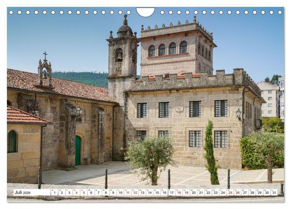 Produktbild: Unterwegs - Caminho Portugu&ecirc;s. Zu Fu&szlig; auf dem Portugiesischen Jakobsweg (Wandkalender 2026 DIN A4 quer), CALVENDO Monatskalender
