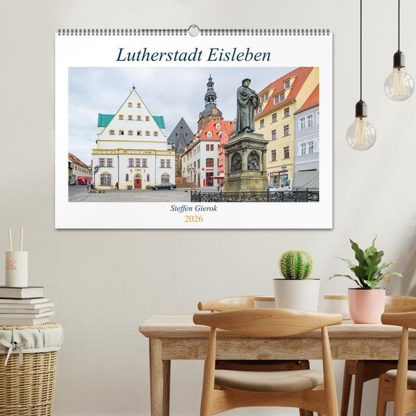 Produktbild: Lutherstadt Eisleben (Wandkalender 2026 DIN A2 quer), CALVENDO Monatskalender