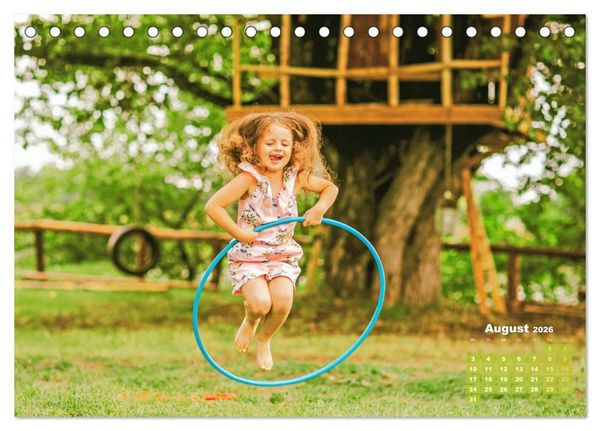 Produktbild: Hula-Hoop: Spa&szlig;, Sport und Fitness mit Hula Hoop Reifen (Tischkalender 2026 DIN A5 quer), CALVENDO Monatskalender
