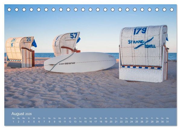 Produktbild: Gr&ouml;mitz - Ein Jahr Urlaub (Tischkalender 2026 DIN A5 quer), CALVENDO Monatskalender