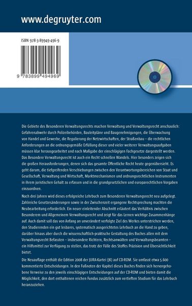 Produktbild: Besonderes Verwaltungsrecht