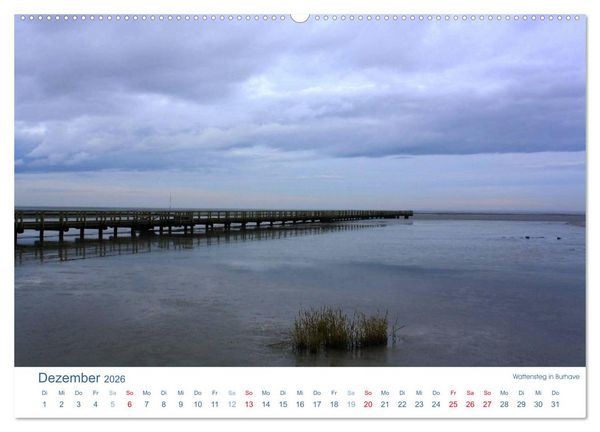 Produktbild: Ebbe und Watt 2026. Impressionen von der Nordseek&uuml;ste (hochwertiger Premium Wandkalender 2026 DIN A2 quer), Kunstdruck in Hochglanz