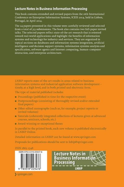 Produktbild: Enterprise Information Systems