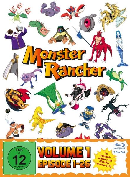 Produktbild: Monster Rancher Vol. 1 (Ep. 1-26) im Sammelschuber [2 BRs]