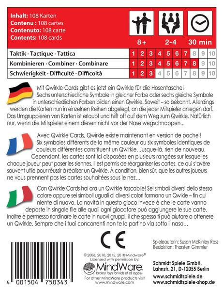 Produktbild: Qwirkle Cards