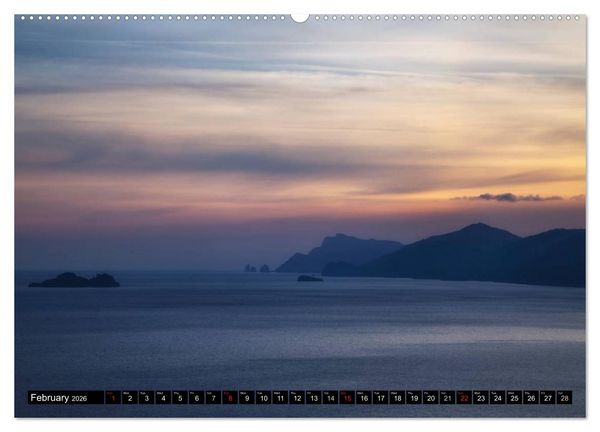 Produktbild: Amalfi Coast and Capri (High Quality Premium Wall Calendar 2026 DIN A2 landscape),CALVENDO 12 Month Wall Calendar