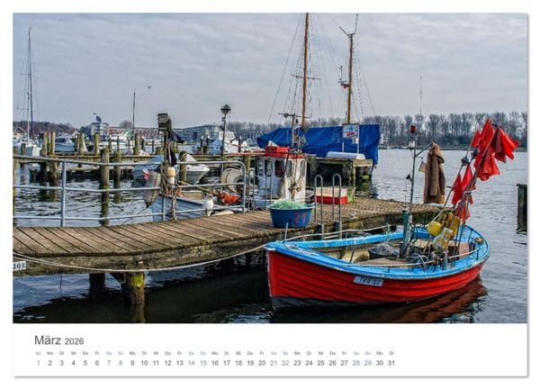 Produktbild: Fischereih&auml;fen an der Ostseek&uuml;ste (Wandkalender 2026 DIN A3 quer), CALVENDO Monatskalender