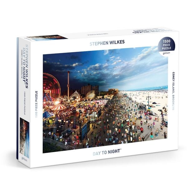 Stephen Wilkes Day to Night(tm) Coney Island 1500 Piece Puzzle