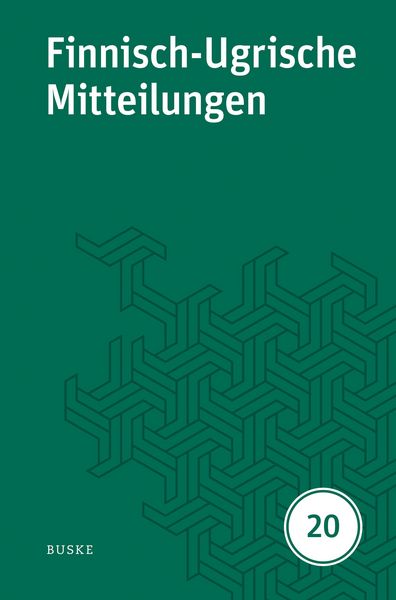 Produktbild: Finnisch-Ugrische Mitteilungen Band 20