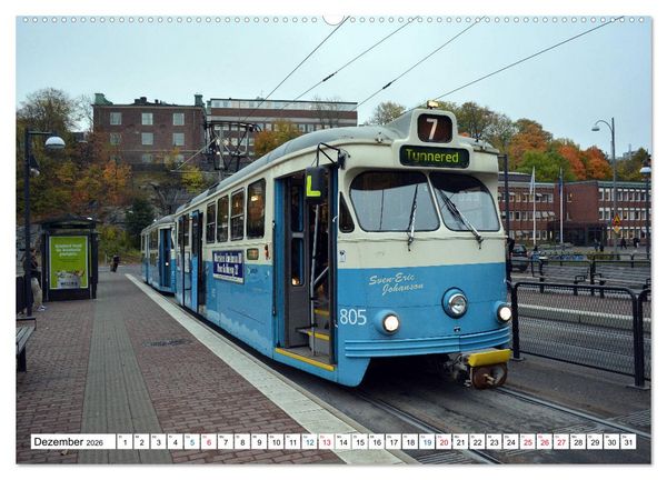 Produktbild: Die G&ouml;teborger Stra&szlig;enbahn (Wandkalender 2026 DIN A2 quer), CALVENDO Monatskalender