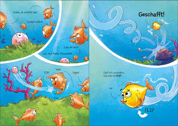 Produktbild: Flip, der Einhornfisch (Band 1) - Der coolste Schwarm der Welt