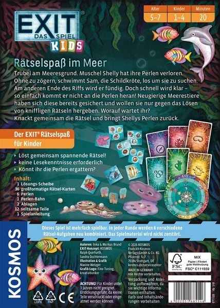 Produktbild: EXIT&reg; - Das Spiel - Kids: R&auml;tselspa&szlig; im Meer