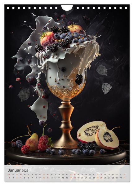 Produktbild: Fantasie Eiskreationen (Wandkalender 2026 DIN A4 hoch), CALVENDO Monatskalender