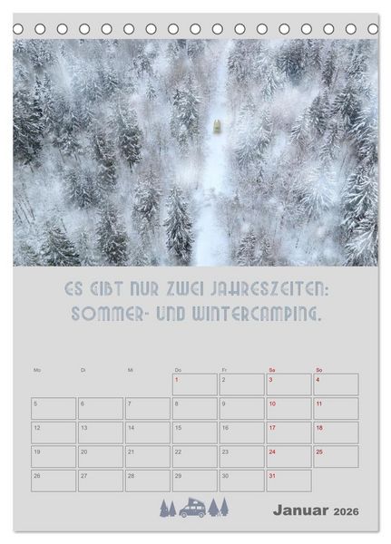 Produktbild: Roadtrips - Urlaub auf R&auml;dern (Tischkalender 2026 DIN A5 hoch), CALVENDO Monatskalender