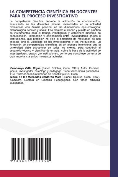 Produktbild: LA COMPETENCIA CIENT&Iacute;FICA EN DOCENTES PARA EL PROCESO INVESTIGATIVO