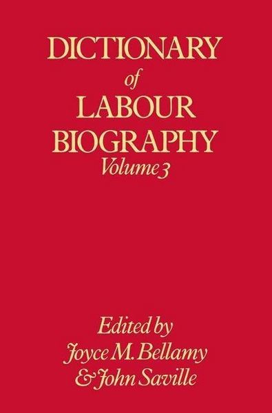 Produktbild: Dictionary of Labour Biography