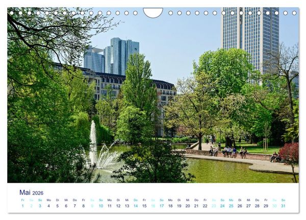 Produktbild: Fabelhaftes Frankfurt am Main (Wandkalender 2026 DIN A4 quer), CALVENDO Monatskalender